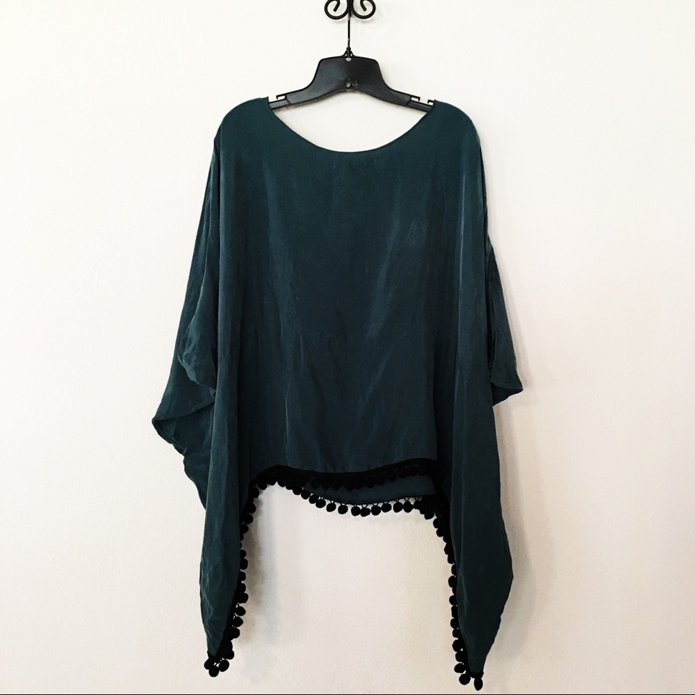For Love & Lemons Caliente Cape Pom Pom Hemline XS - Picture 3 of 7